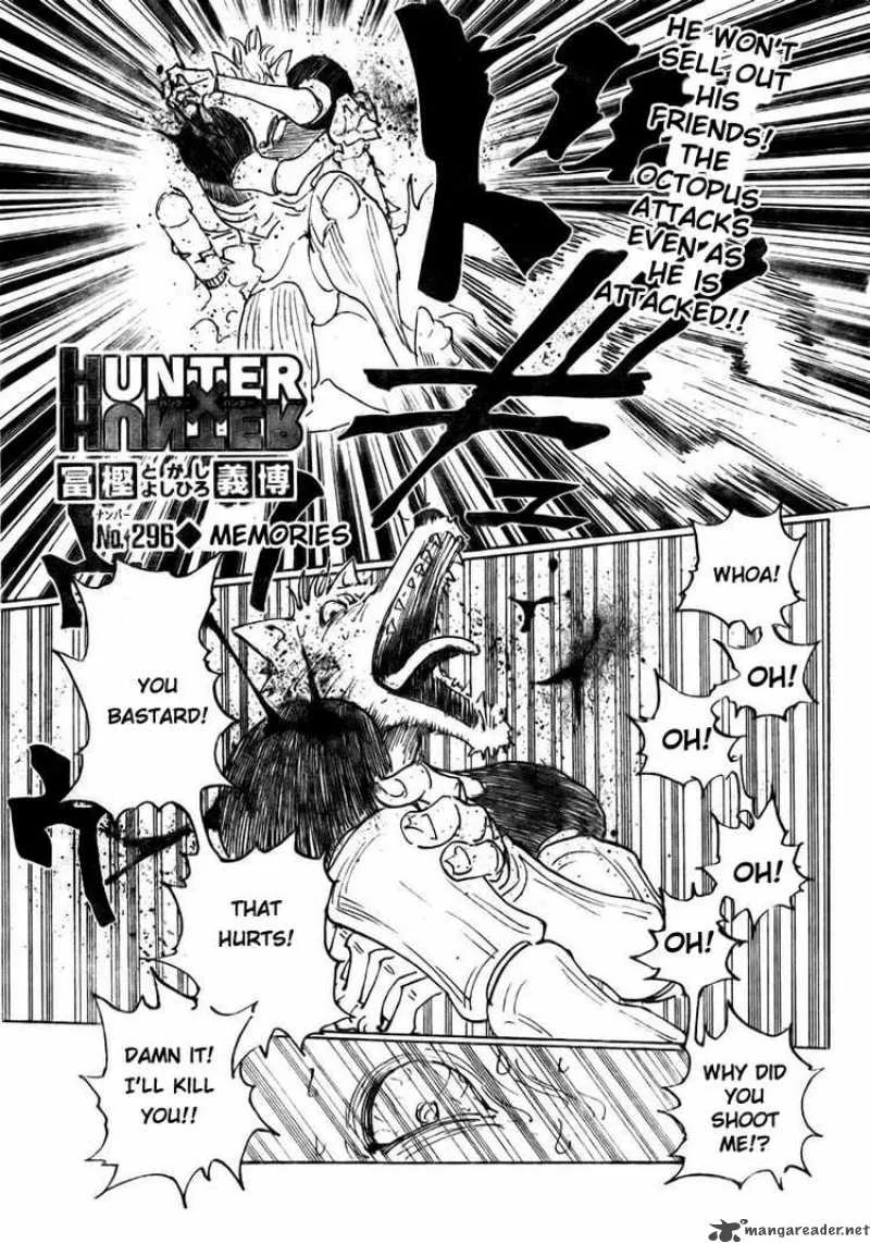 Hunter X Hunter Chapter 296 page 1