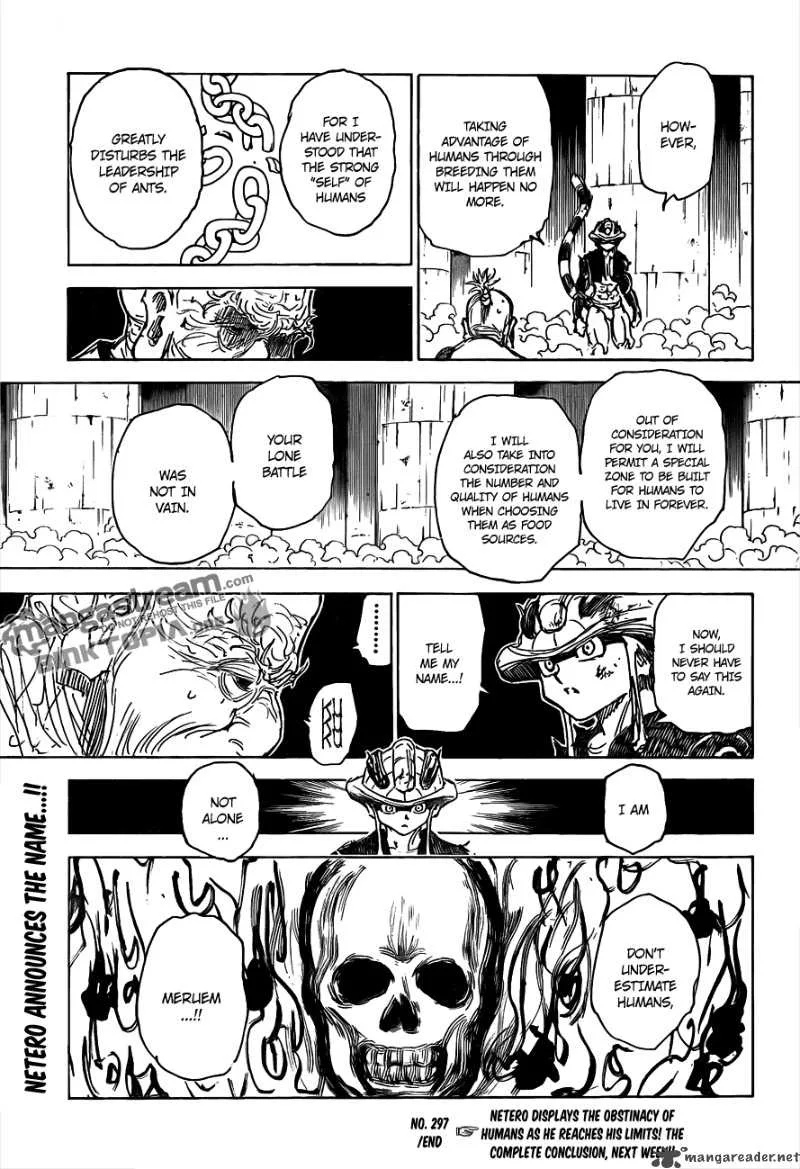 Hunter X Hunter Chapter 297 page 17