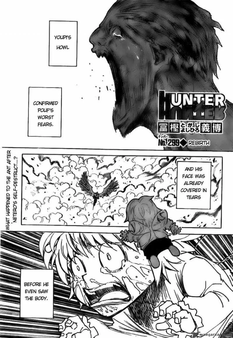 Hunter X Hunter Chapter 299 page 1