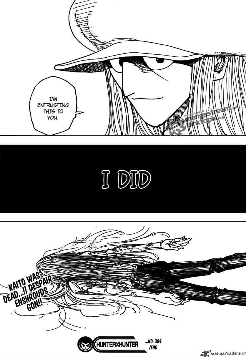Hunter X Hunter Chapter 304 page 17