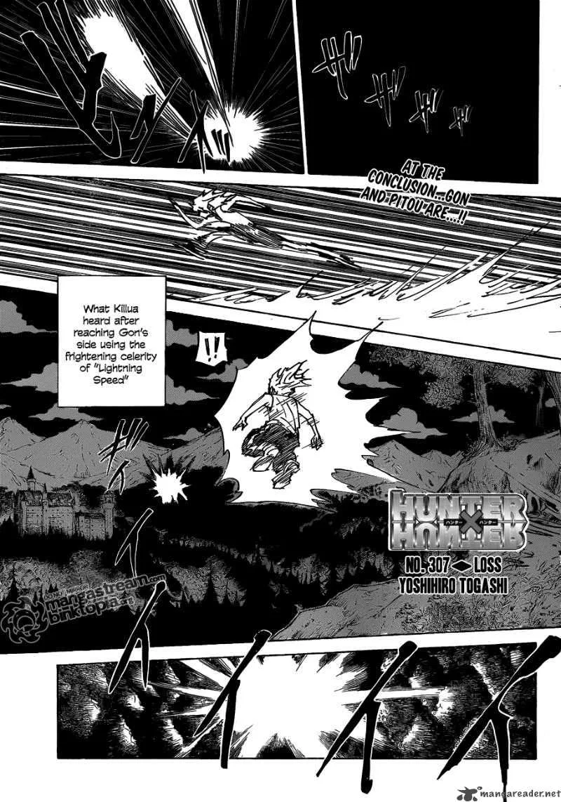 Hunter X Hunter Chapter 307 page 1
