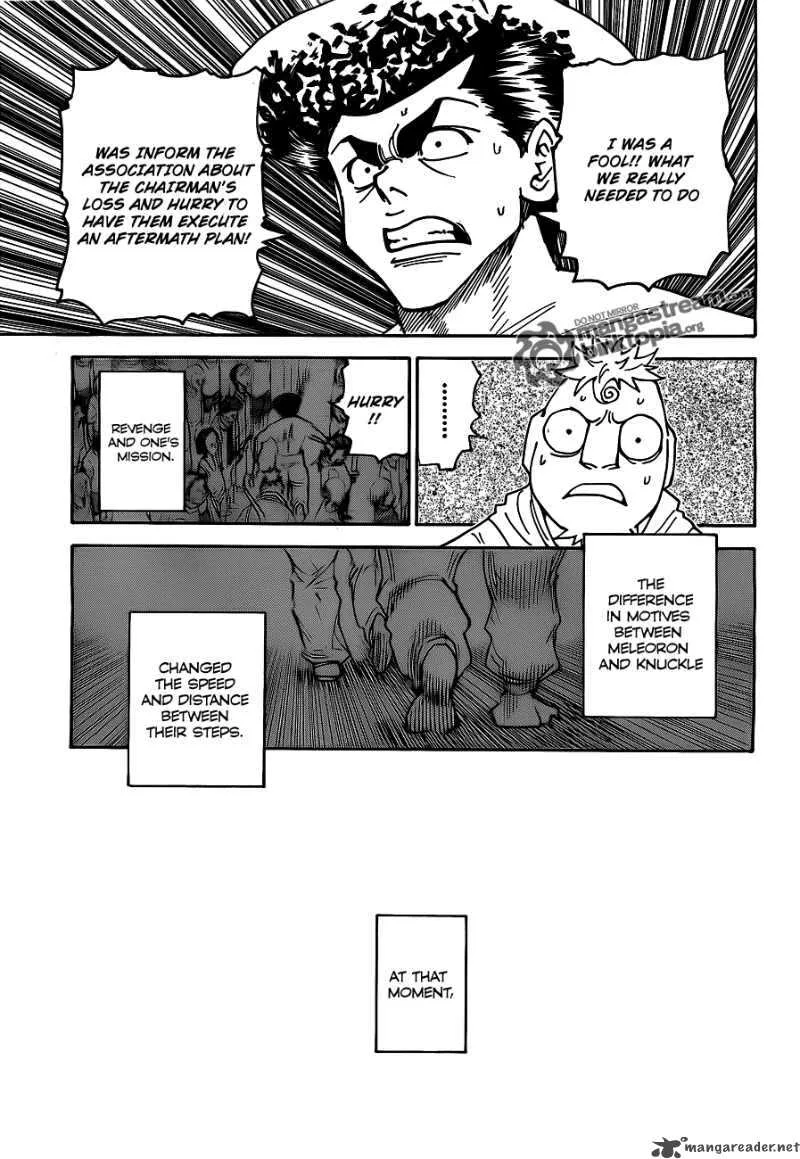 Hunter X Hunter Chapter 308 page 12