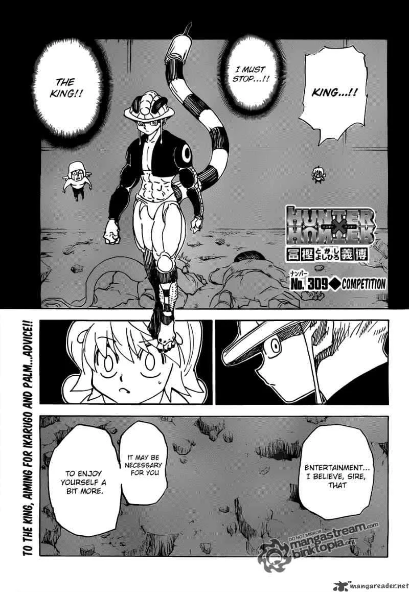 Hunter X Hunter Chapter 309 page 1