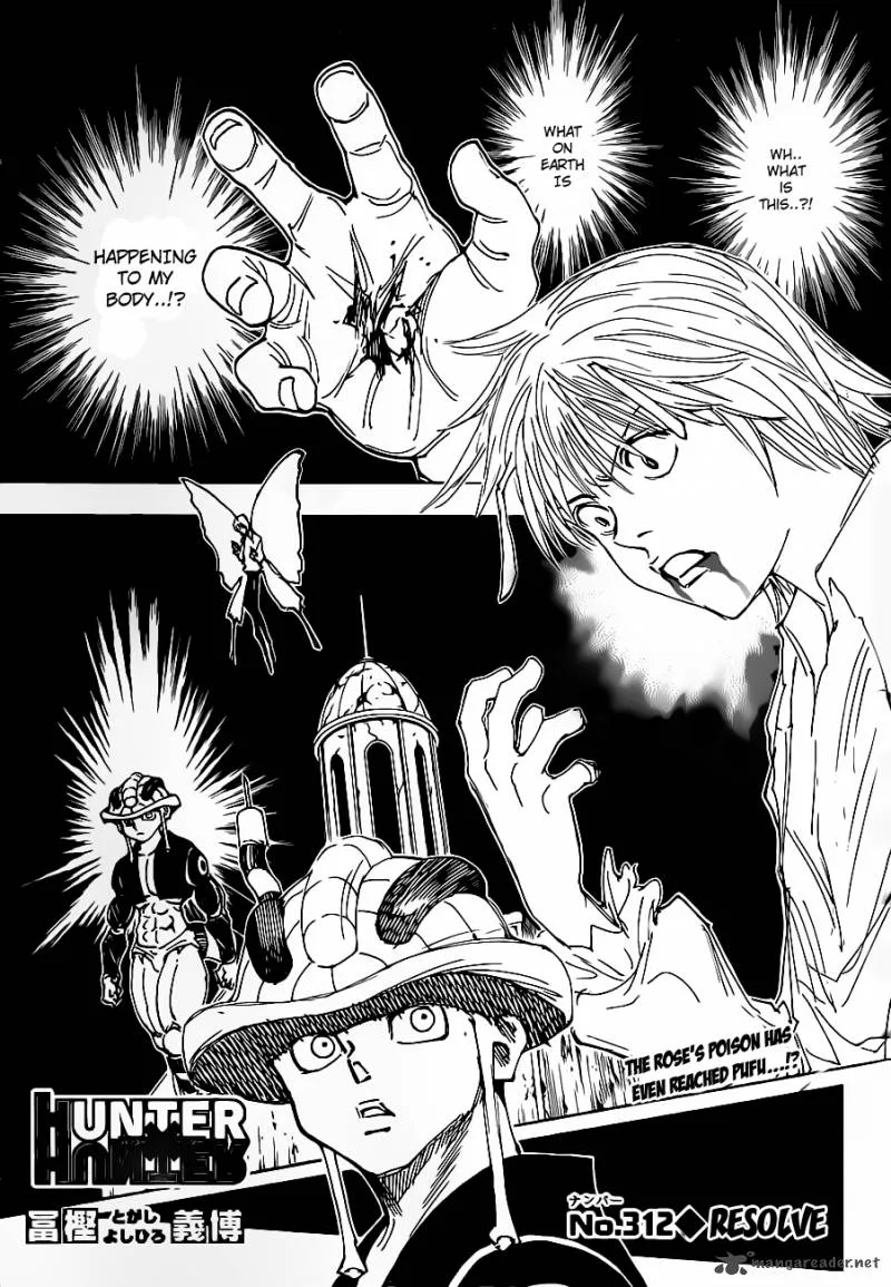 Hunter X Hunter Chapter 312 page 1