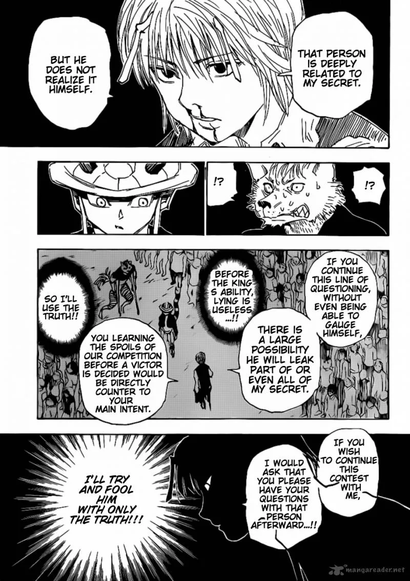 Hunter X Hunter Chapter 312 page 13