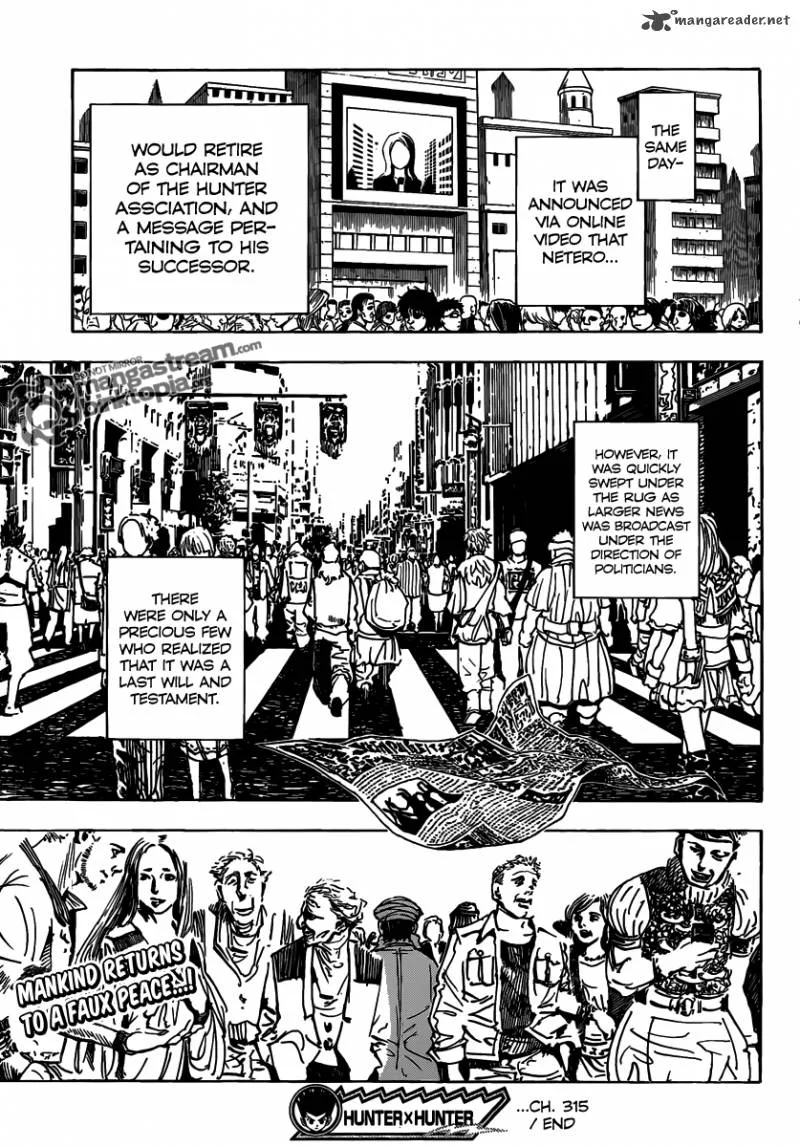 Hunter X Hunter Chapter 315 page 18