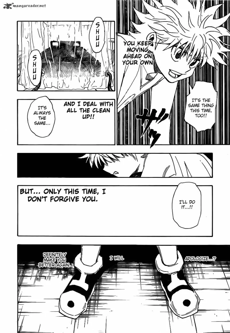 Hunter X Hunter Chapter 316 page 12
