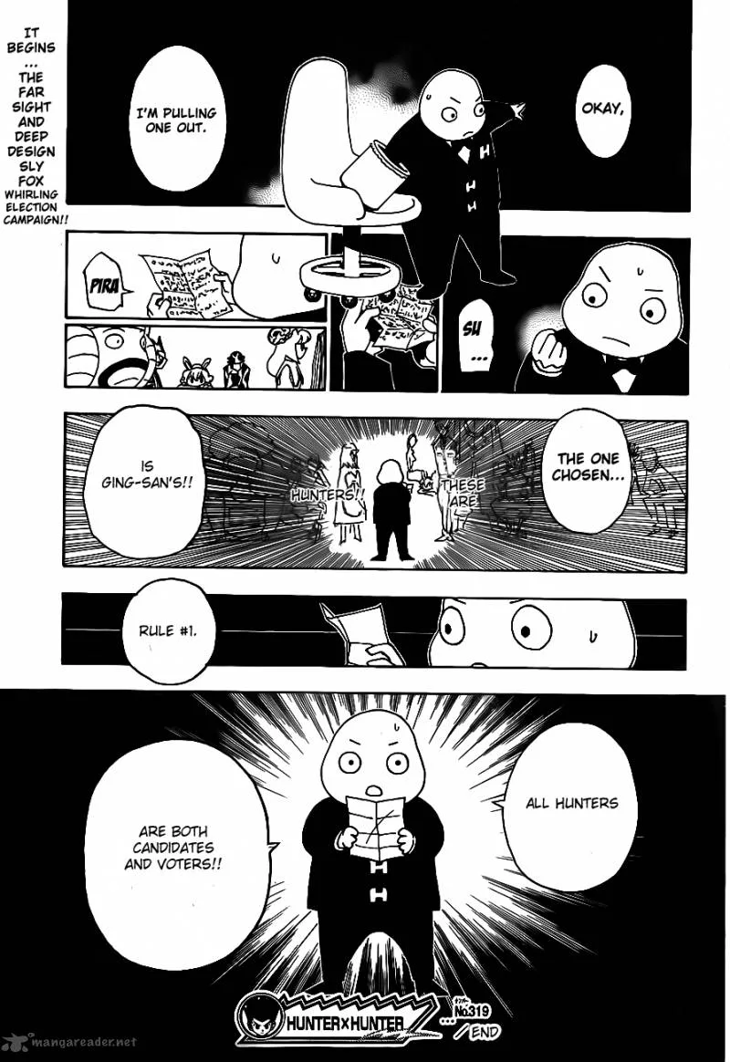 Hunter X Hunter Chapter 319 page 17