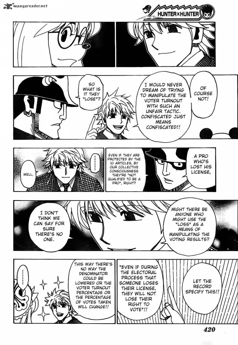 Hunter X Hunter Chapter 321 page 6