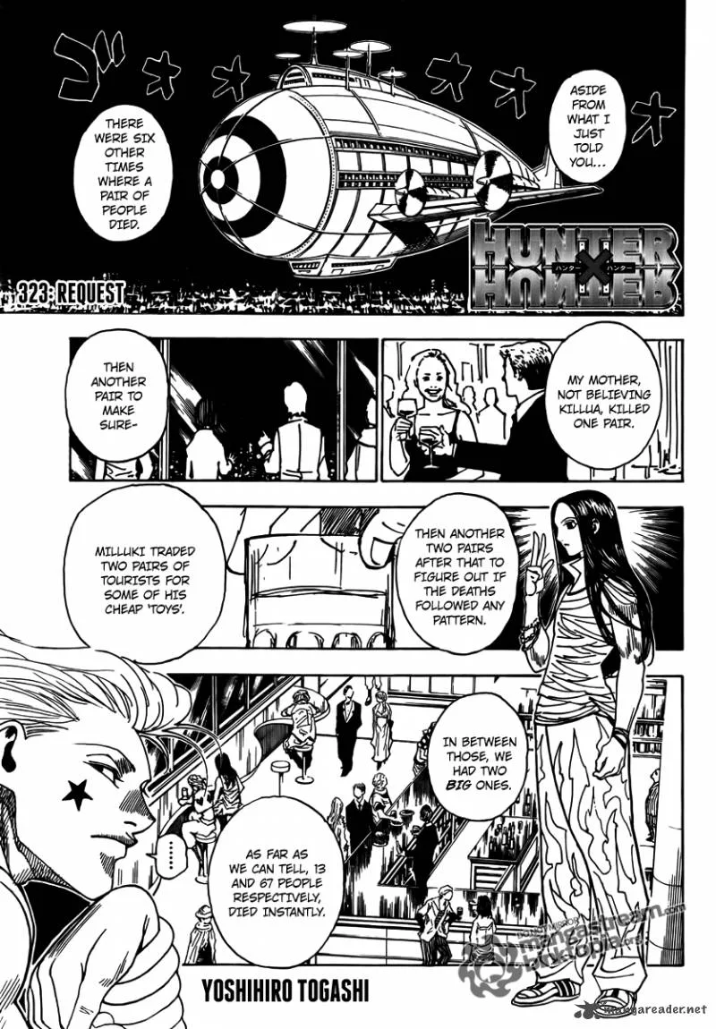 Hunter X Hunter Chapter 323 page 1