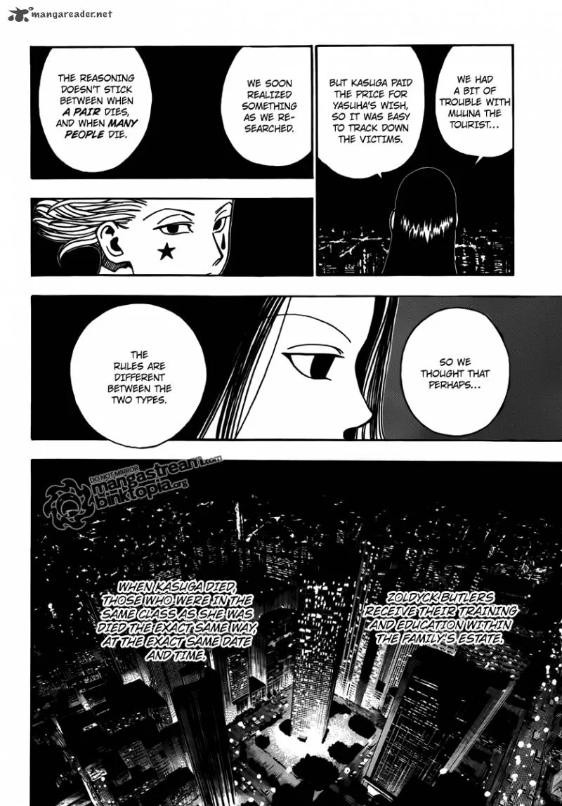 Hunter X Hunter Chapter 323 page 4