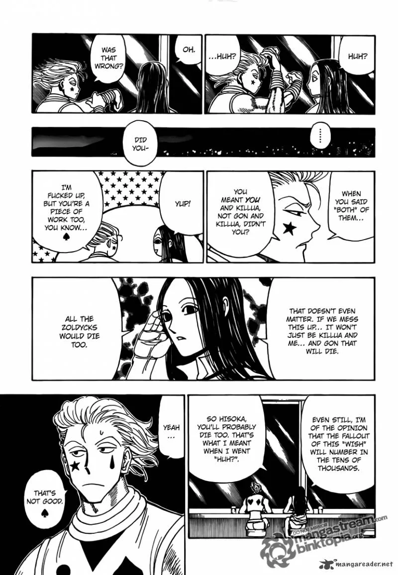 Hunter X Hunter Chapter 323 page 11