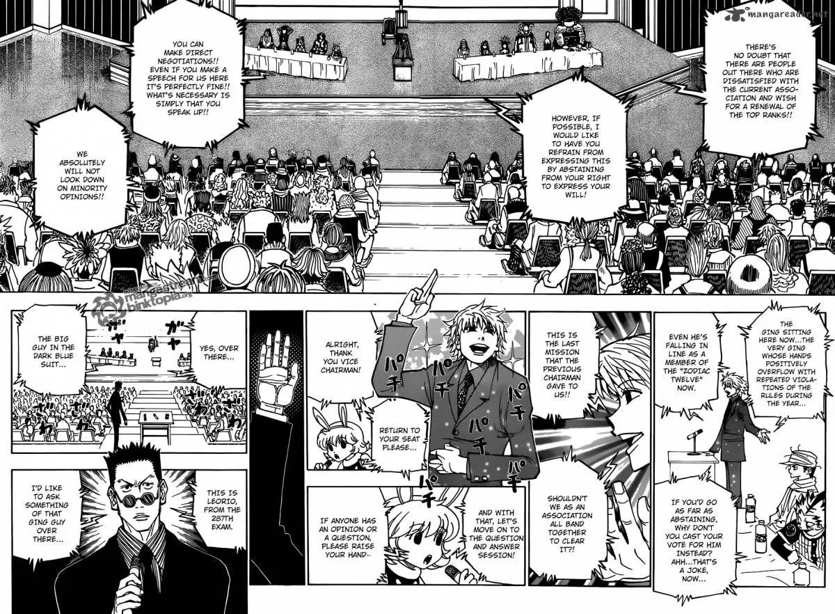 Hunter X Hunter Chapter 325 page 12