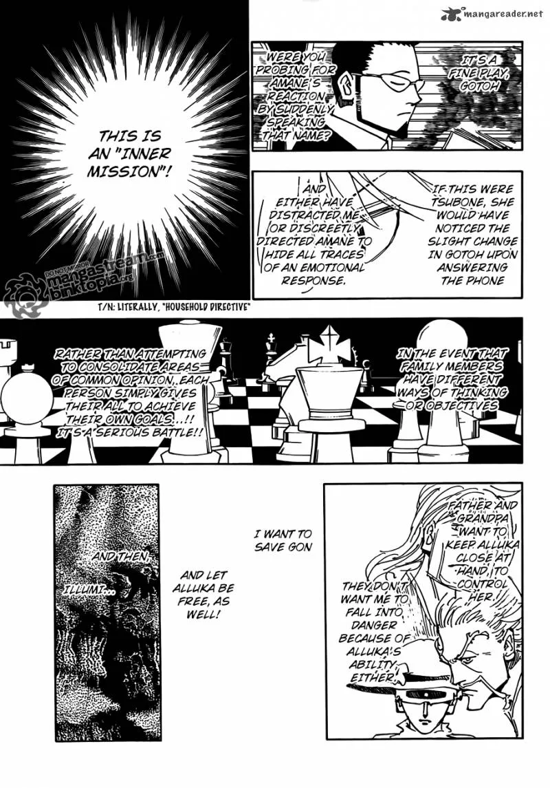 Hunter X Hunter Chapter 326 page 7