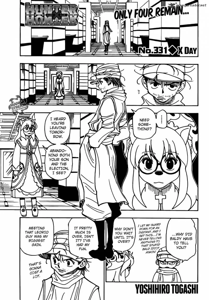 Hunter X Hunter Chapter 331 page 1