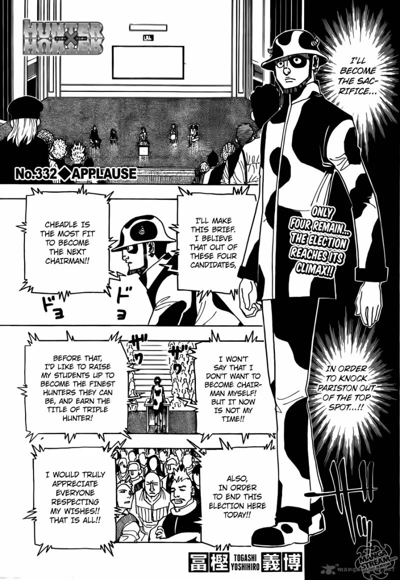 Hunter X Hunter Chapter 332 page 1
