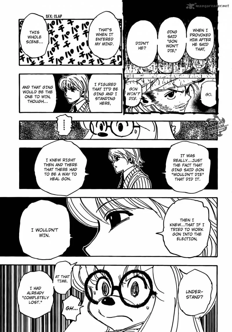 Hunter X Hunter Chapter 334 page 15