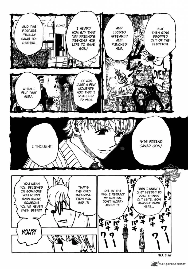 Hunter X Hunter Chapter 334 page 16
