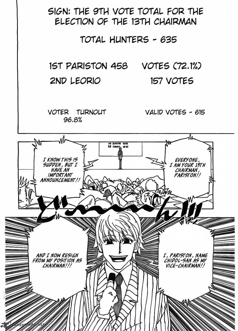 Hunter X Hunter Chapter 335 page 14