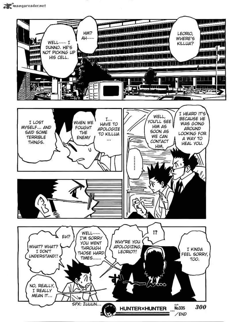 Hunter X Hunter Chapter 335 page 18