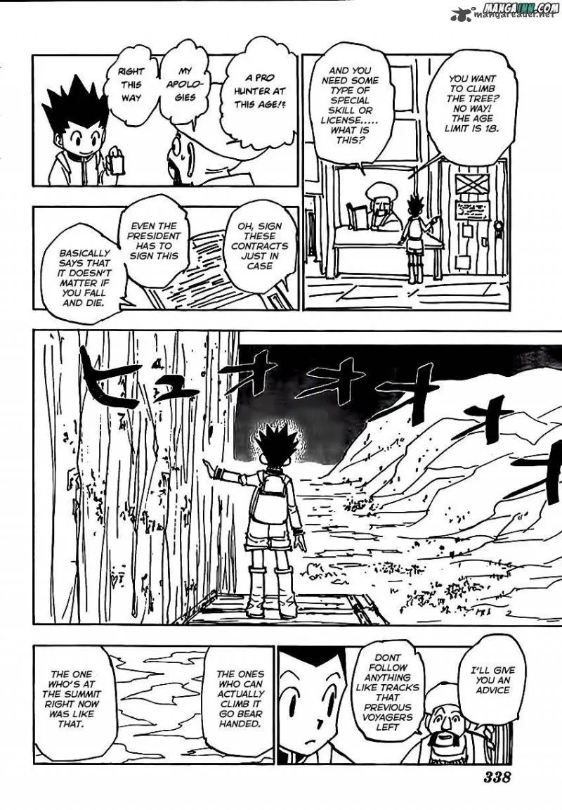 Hunter X Hunter Chapter 338 page 6