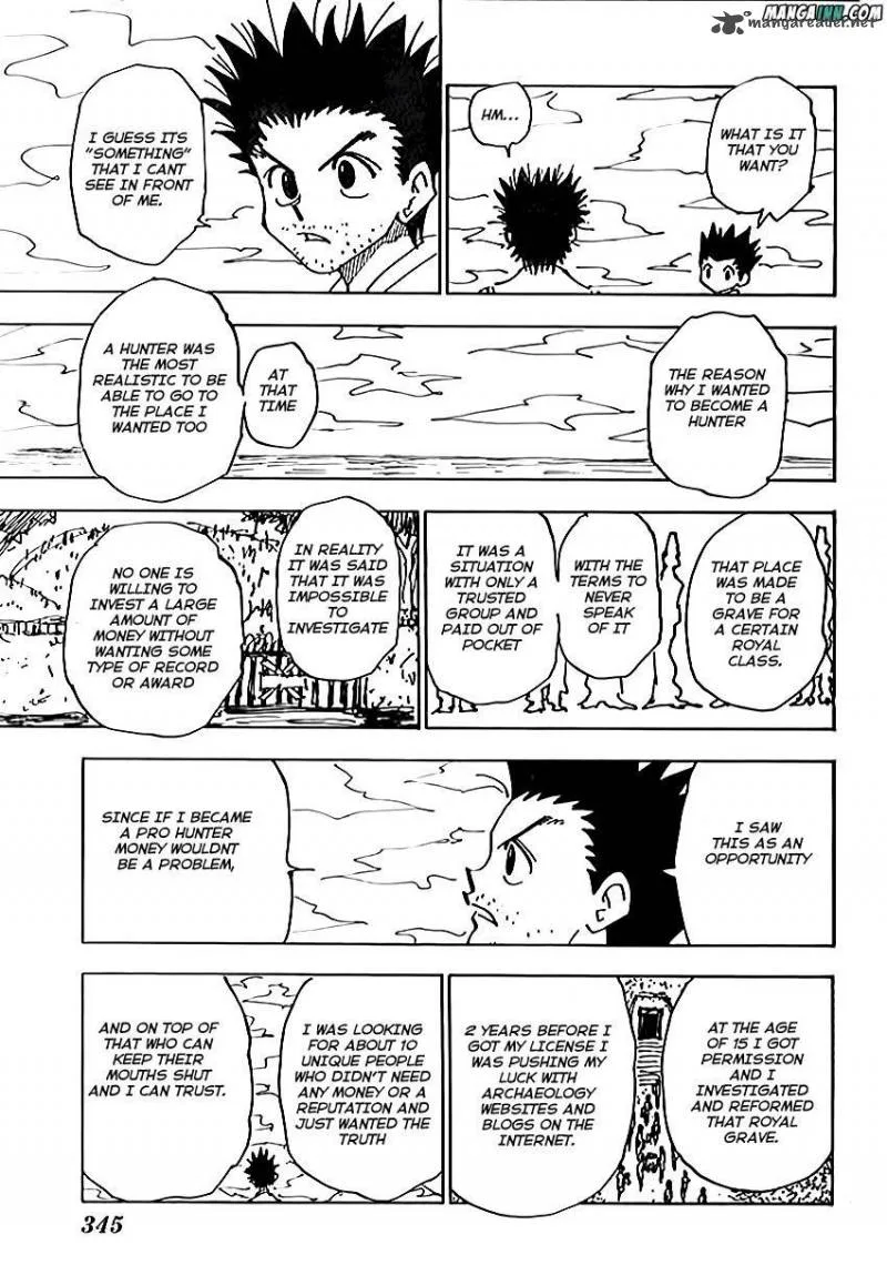 Hunter X Hunter Chapter 338 page 12