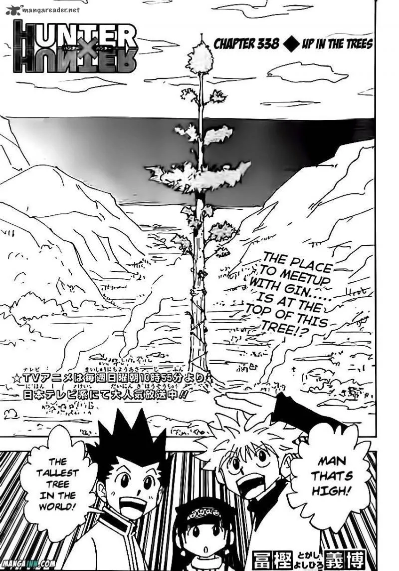 Hunter X Hunter Chapter 338 page 1