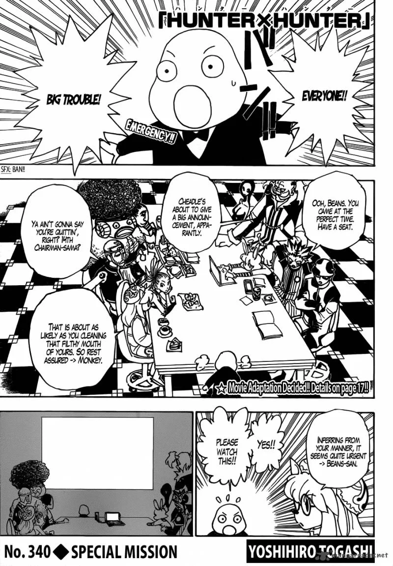 Hunter X Hunter Chapter 340 page 2