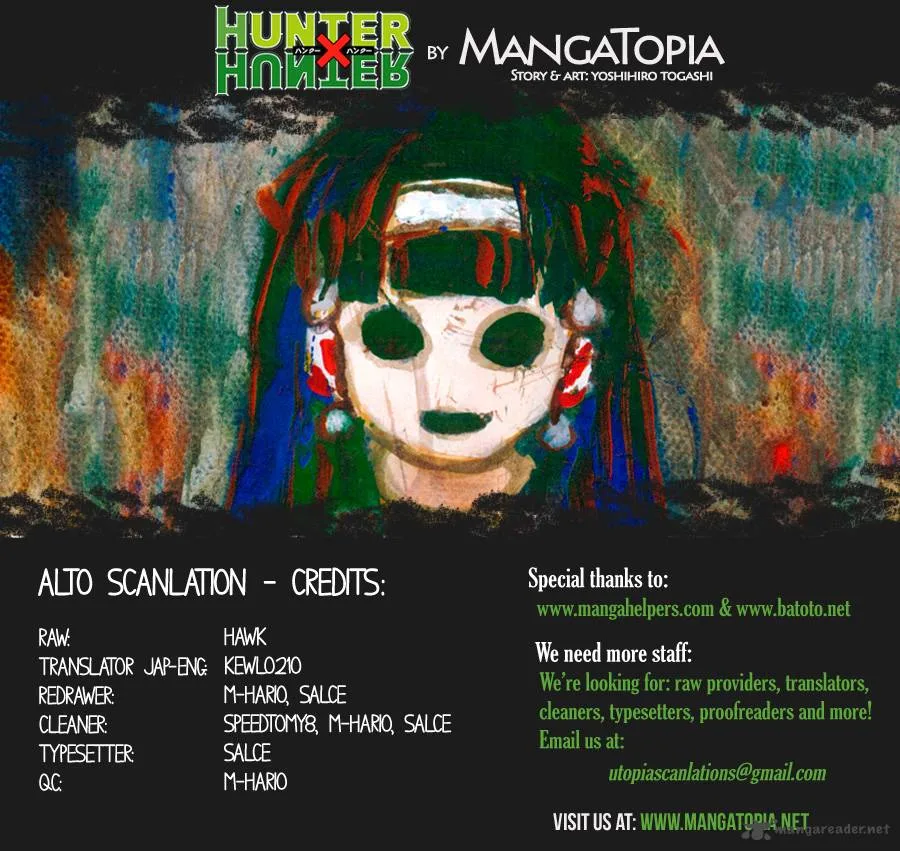 Hunter X Hunter Chapter 340 page 1