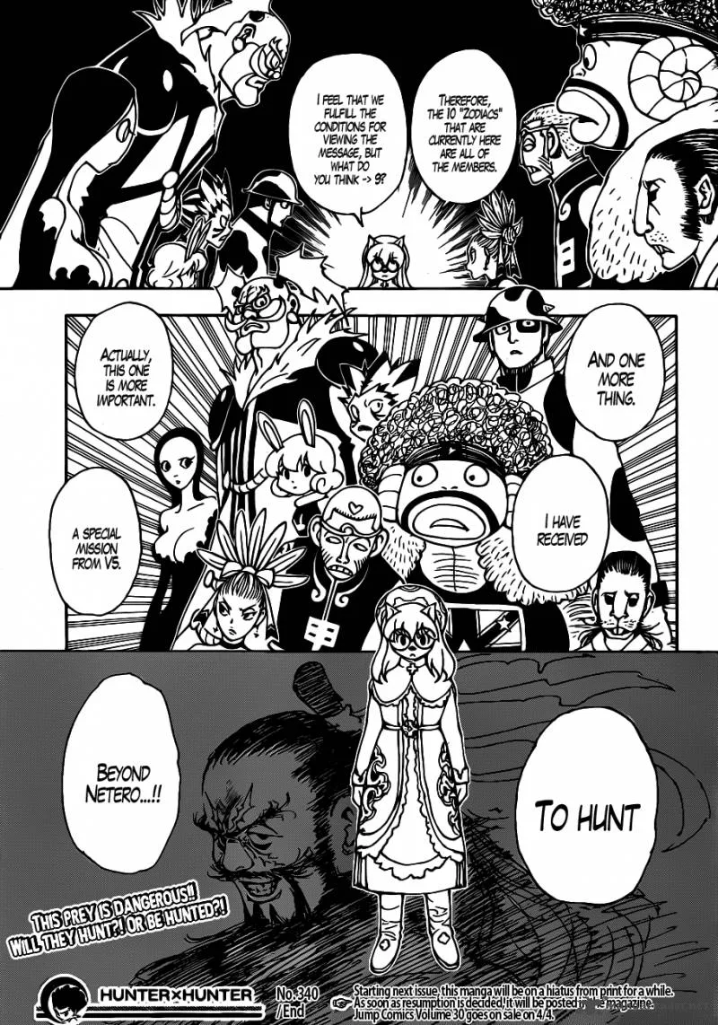 Hunter X Hunter Chapter 340 page 19