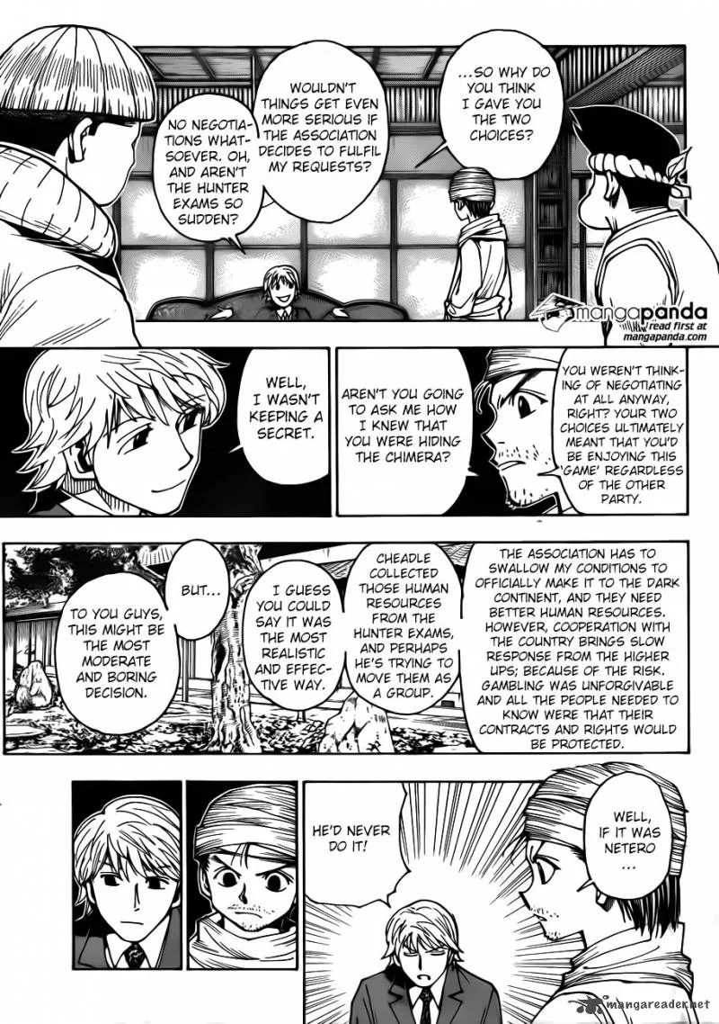 Hunter X Hunter Chapter 343 page 5