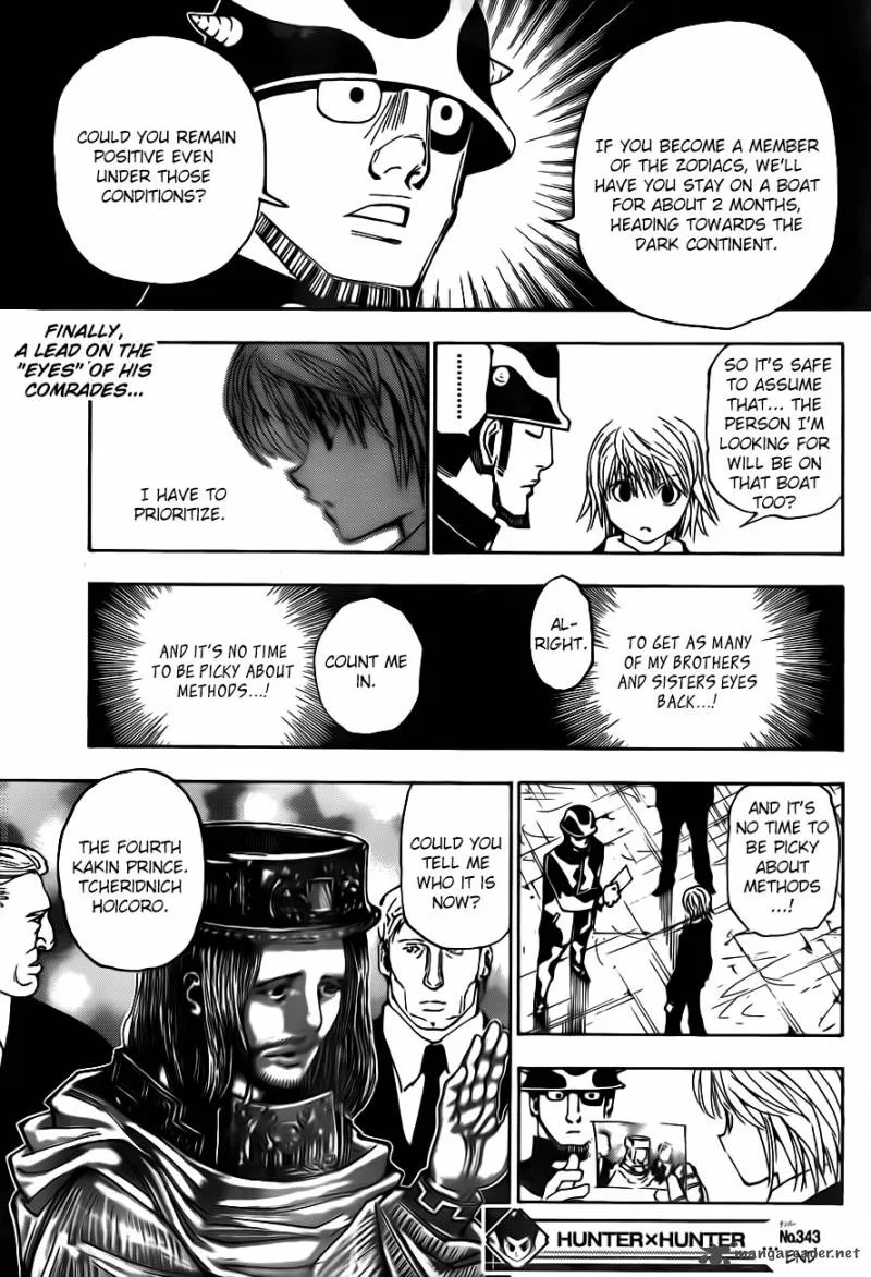 Hunter X Hunter Chapter 343 page 19