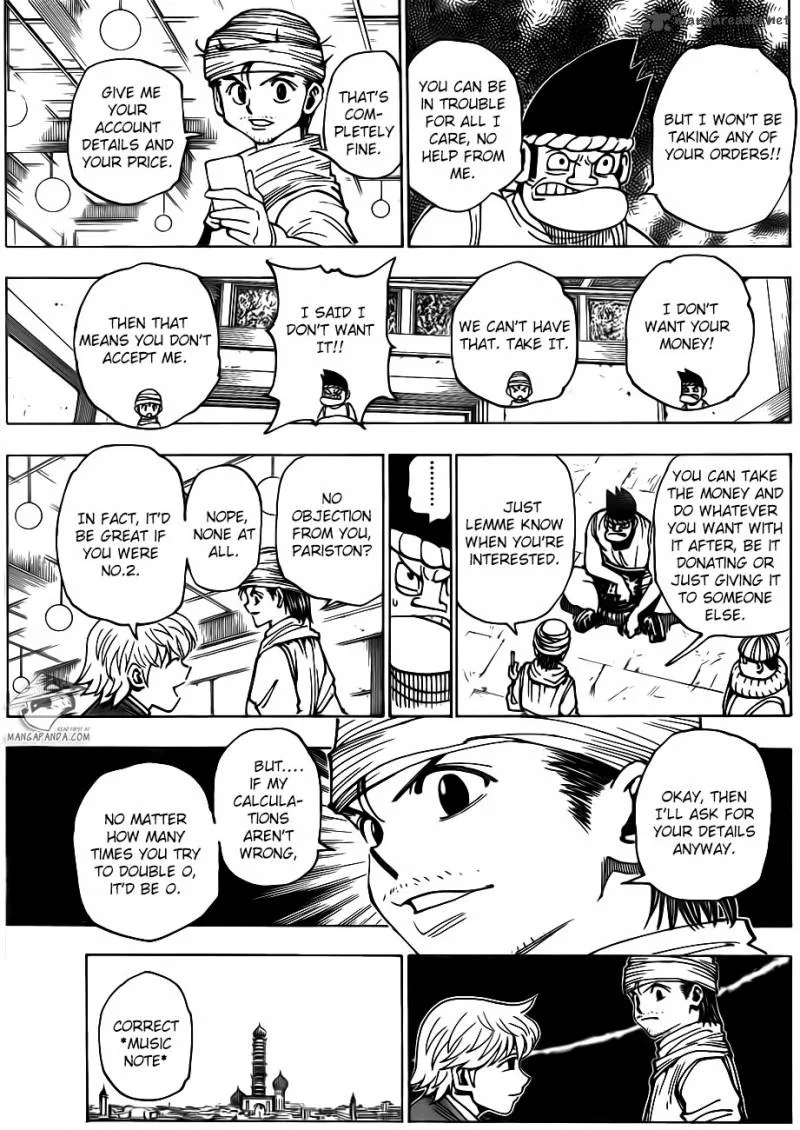 Hunter X Hunter Chapter 344 page 8