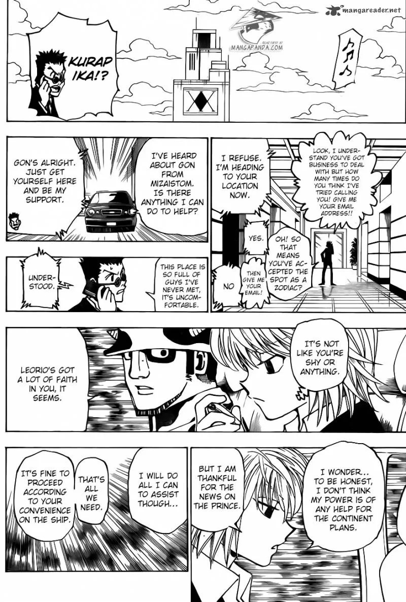Hunter X Hunter Chapter 344 page 9