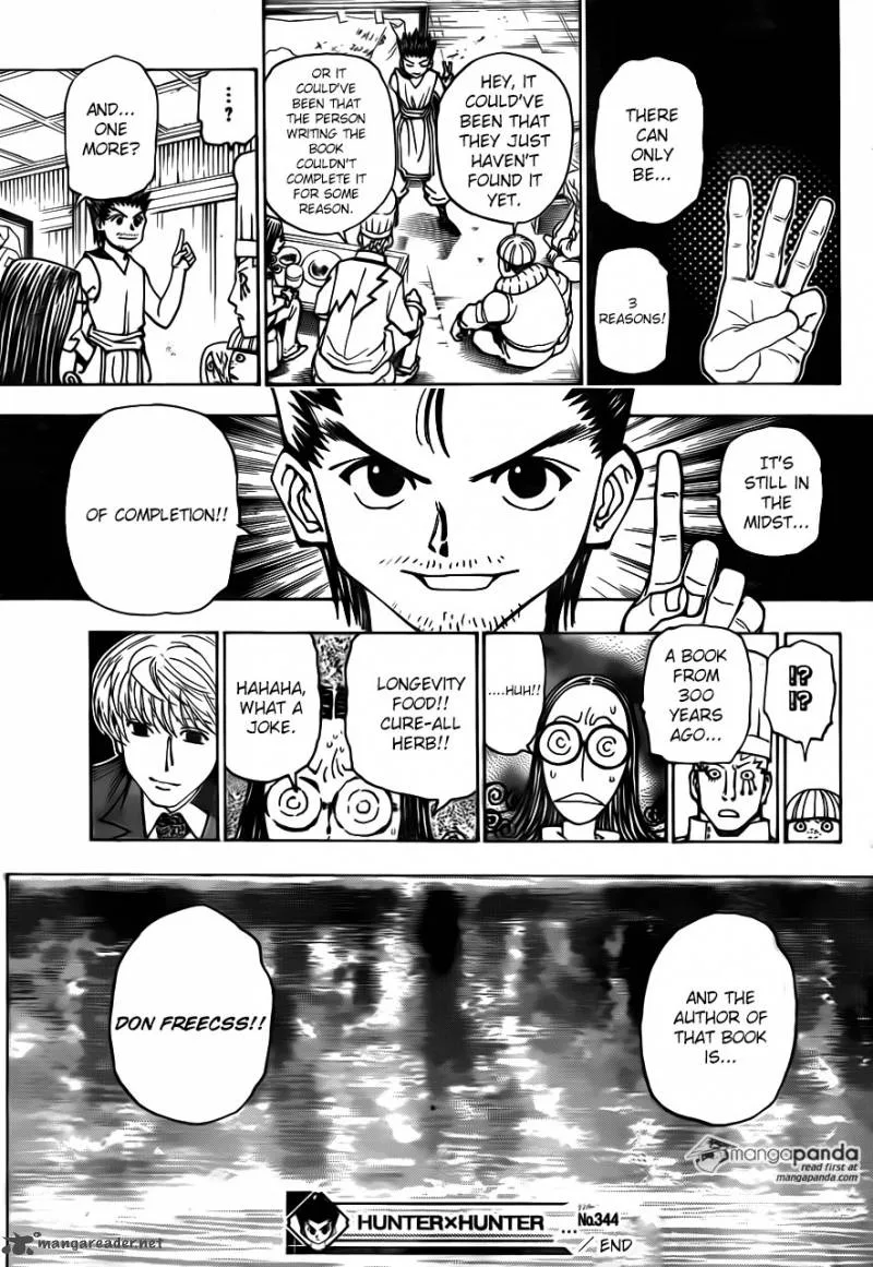 Hunter X Hunter Chapter 344 page 17