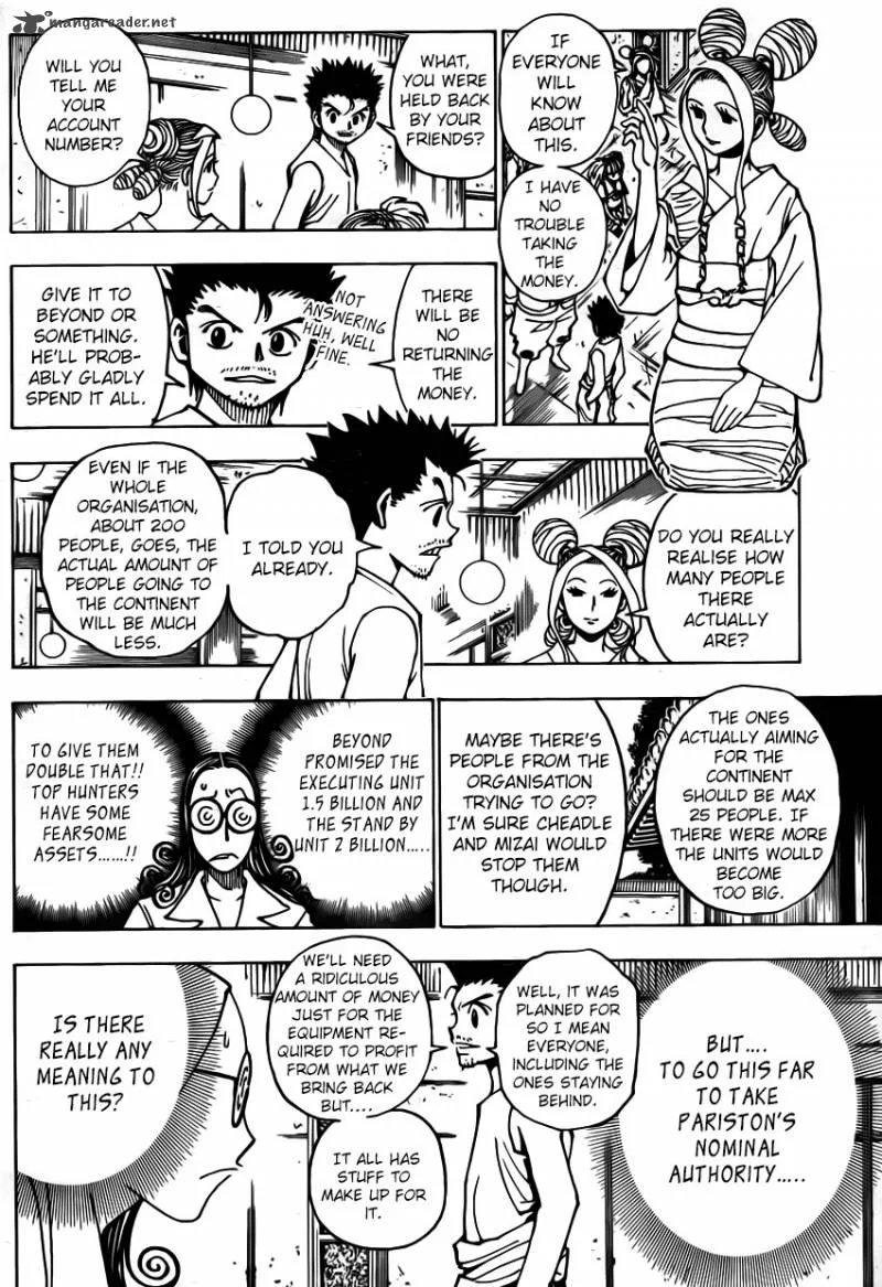 Hunter X Hunter Chapter 345 page 10