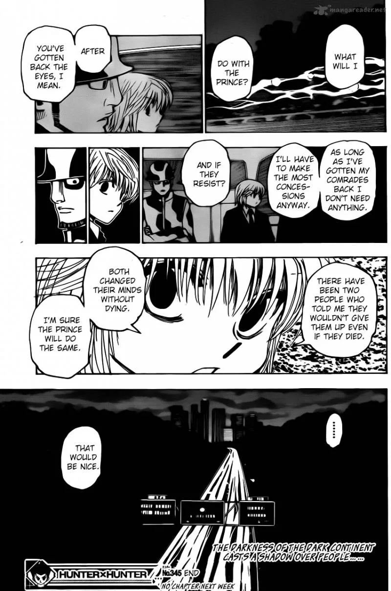 Hunter X Hunter Chapter 345 page 19