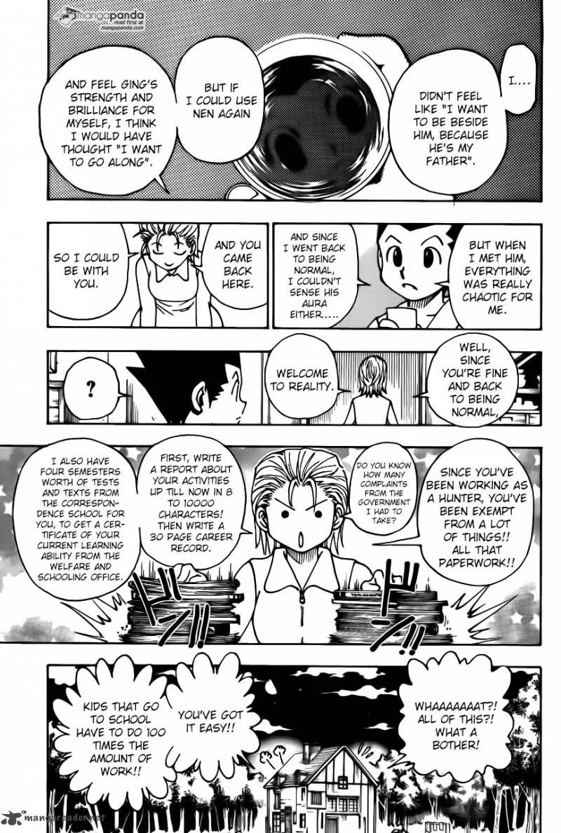 Hunter X Hunter Chapter 345 page 5