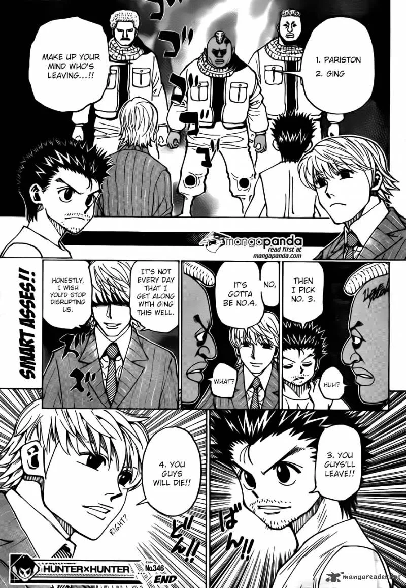 Hunter X Hunter Chapter 346 page 18
