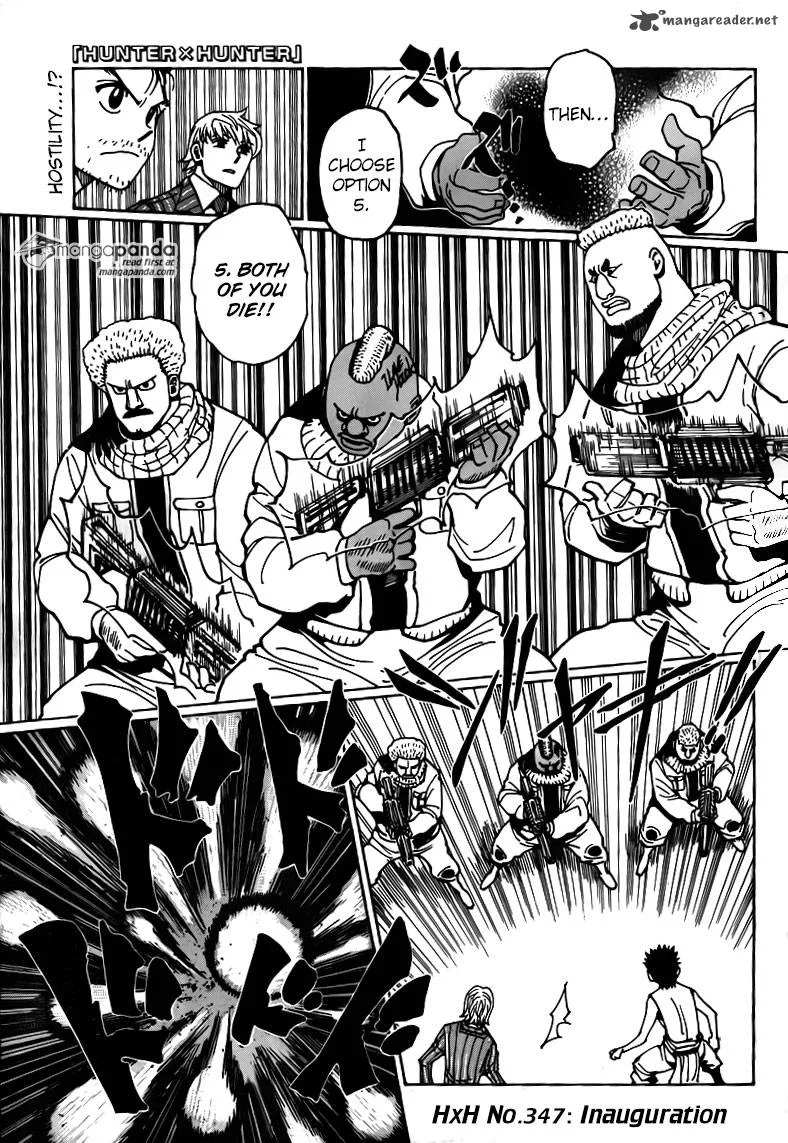 Hunter X Hunter Chapter 347 page 1