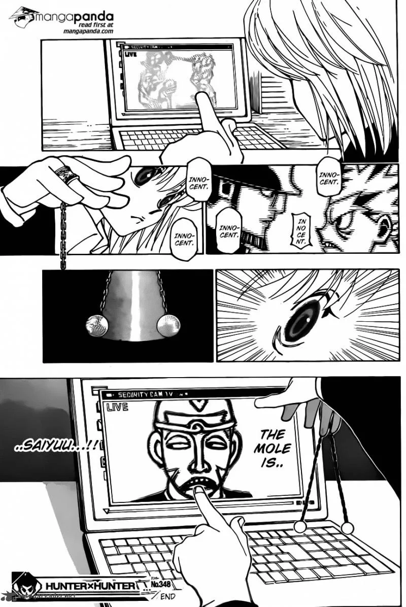 Hunter X Hunter Chapter 348 page 19