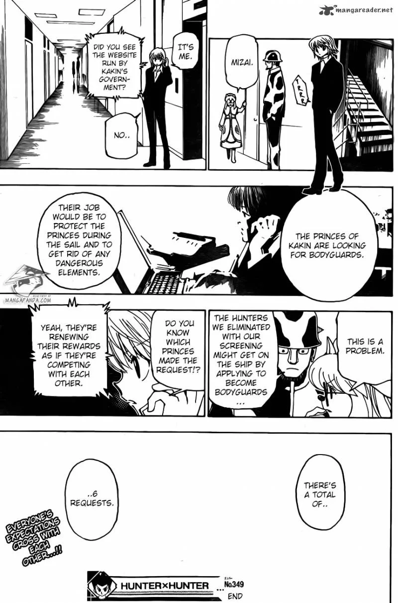 Hunter X Hunter Chapter 349 page 18