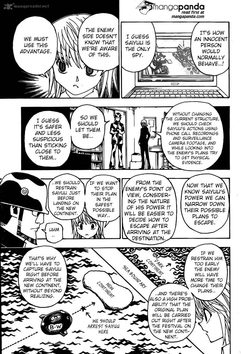 Hunter X Hunter Chapter 349 page 16