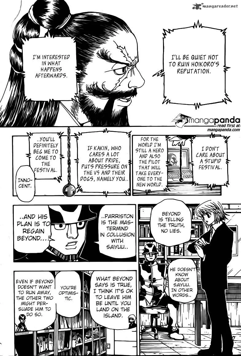 Hunter X Hunter Chapter 349 page 13