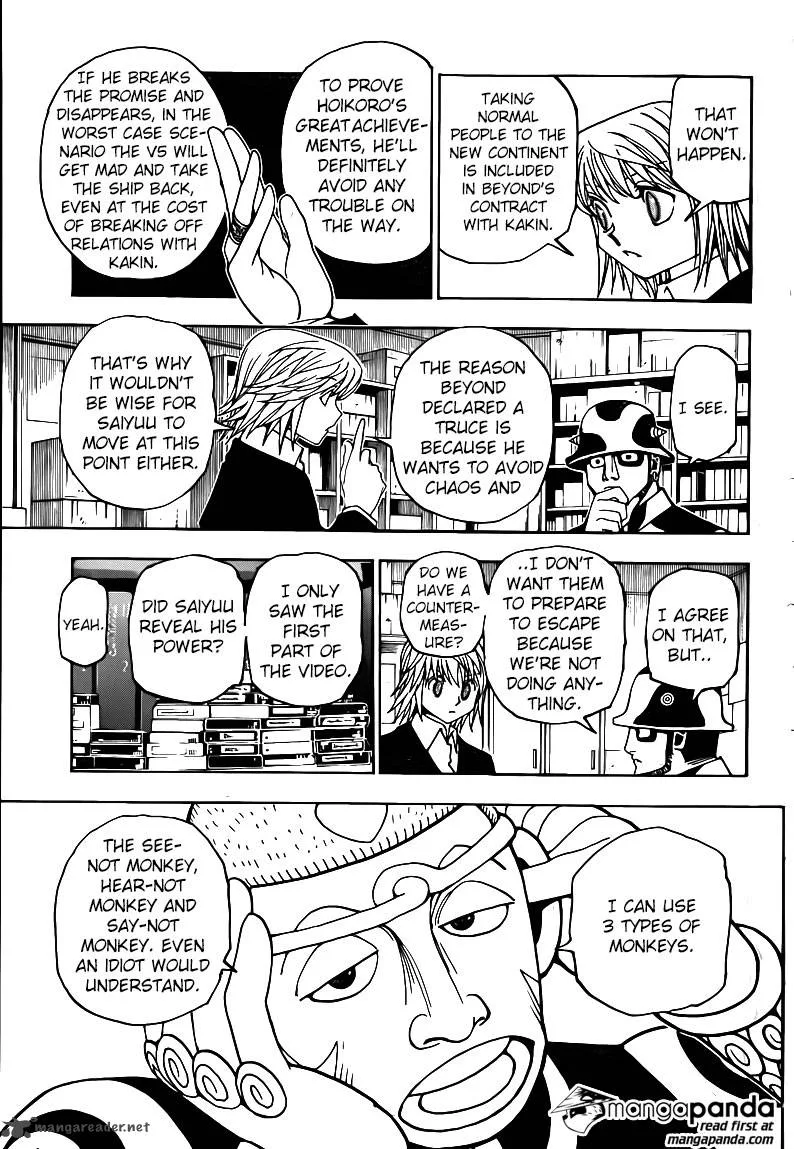 Hunter X Hunter Chapter 349 page 14