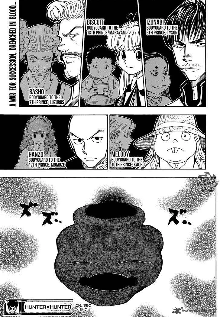Hunter X Hunter Chapter 350 page 20
