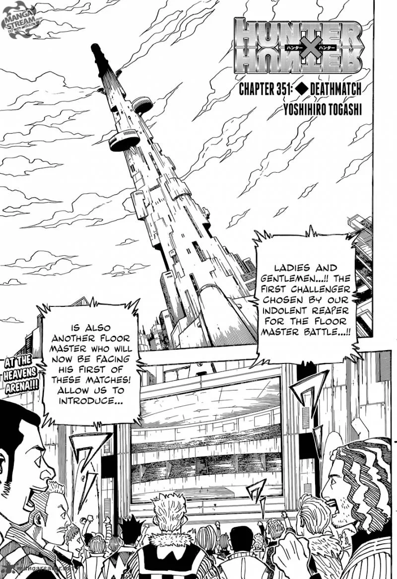 Hunter X Hunter Chapter 351 page 1