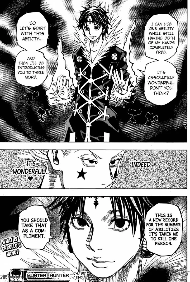 Hunter X Hunter Chapter 351 page 20