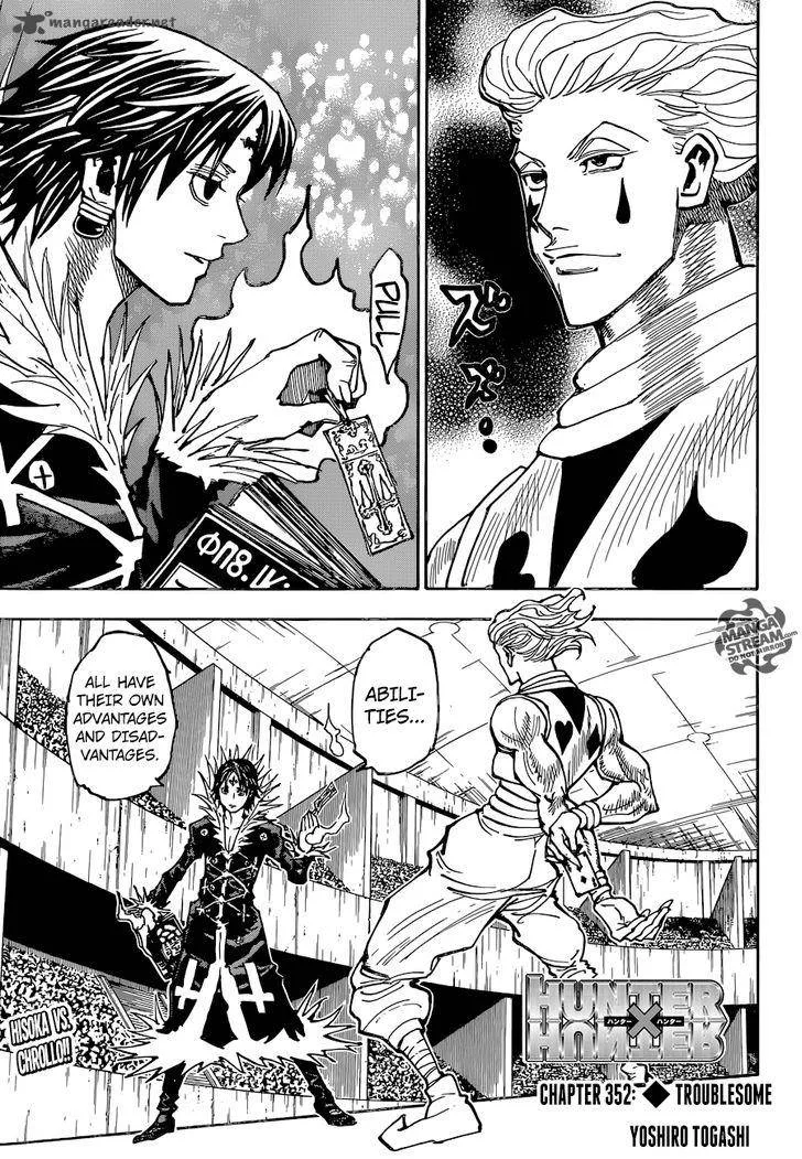 Hunter X Hunter Chapter 352 page 1