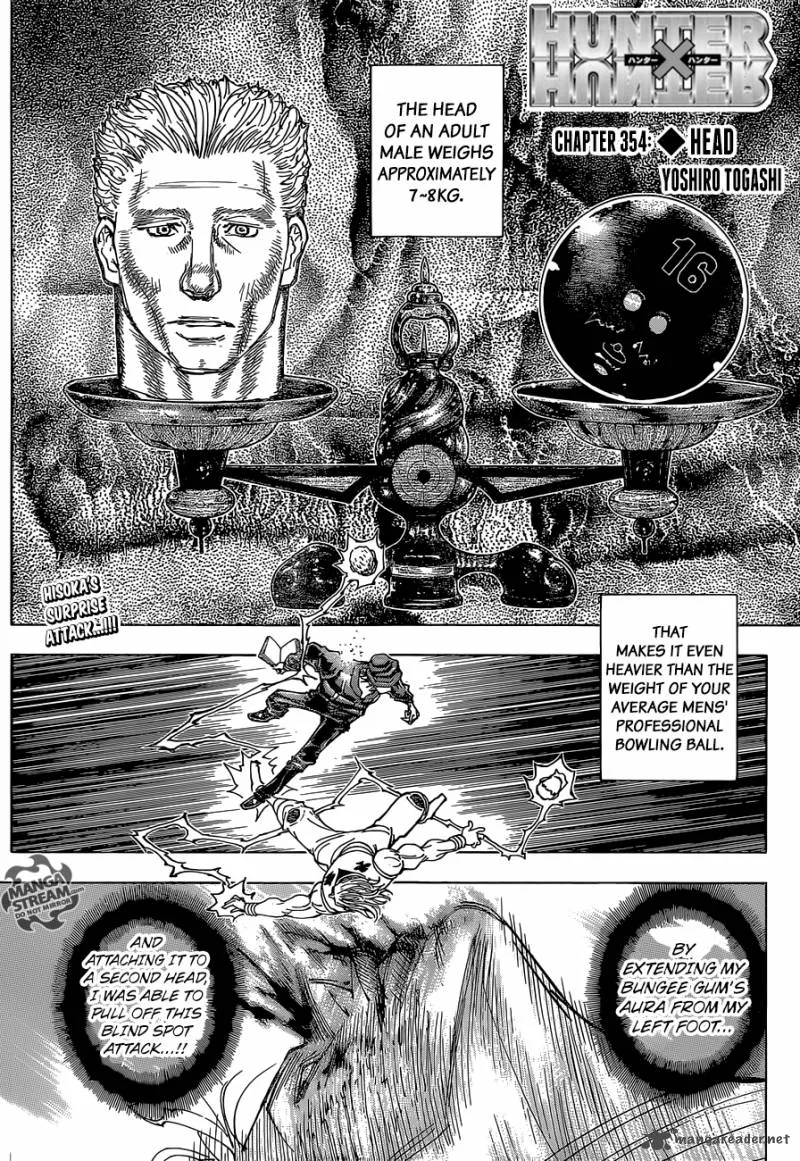 Hunter X Hunter Chapter 354 page 1